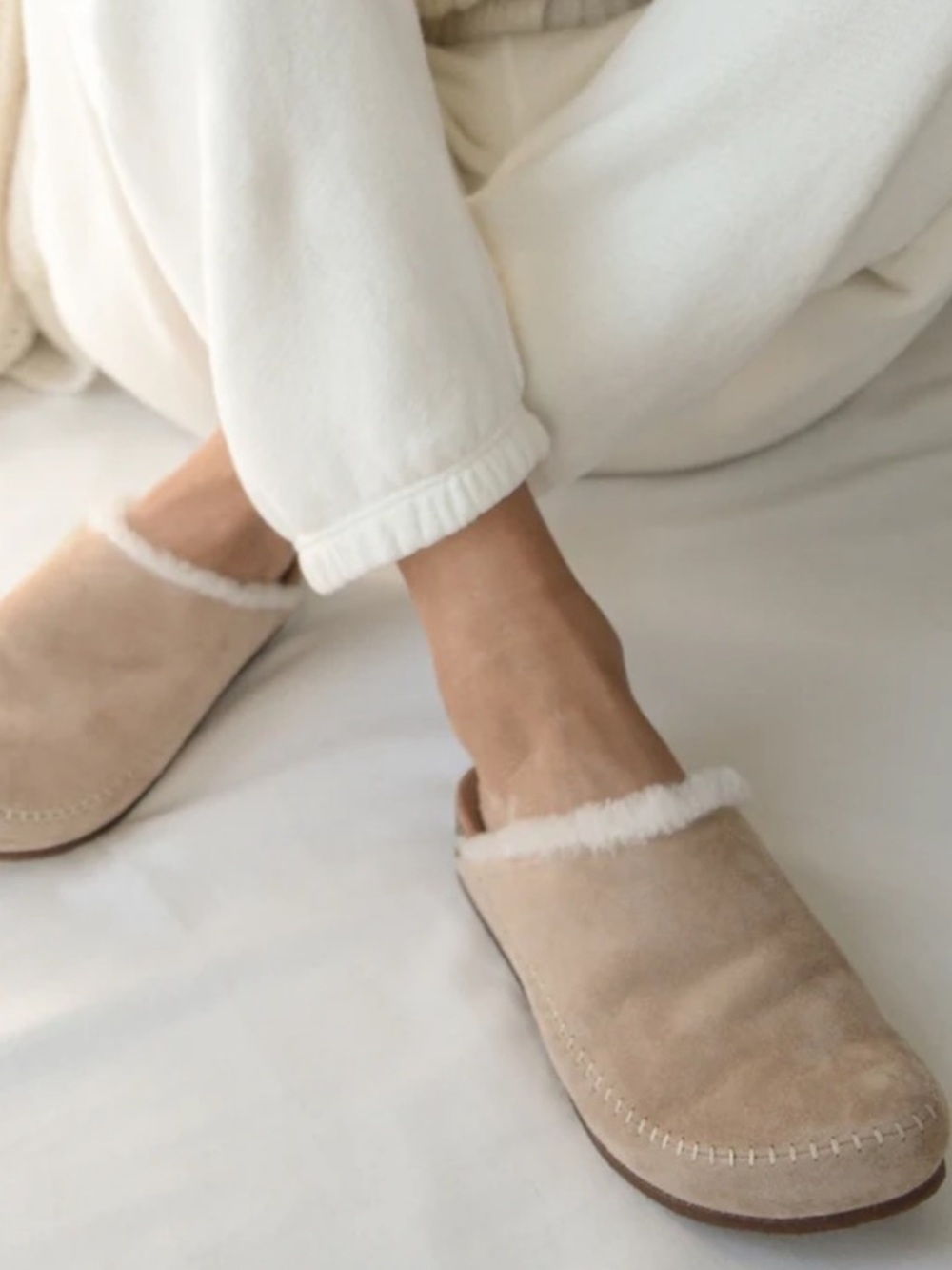 JENNI KAYNE Shearling-Lined Moc Clog